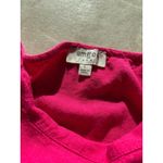 Umgee Top Womens Large Pink Fringe Boxy Lagenlook Boho Oversized Lightweight Photo 2