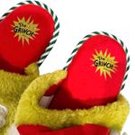 The Grinch Christmas Slippers Santa Holiday 9 10 Green Photo 1