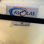 Las Olas Vintage  Yellow Rose Appliqué Button Down Size M Photo 5