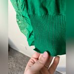 Stella McCartney Silk Mix Knit Sweater Lace Dress Kelly Green Women's Size 34/XS Photo 12