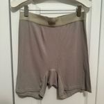 SKIMS  Cotton Rib Bike Shorts in Oatmeal Photo 1