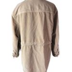 ASOS Denim Tan Corduroy Oversized Button Front Belted Shirt Dress Photo 9