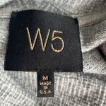 W5  Gray Cowl Neck Sweater with Relaxed Fit Photo 4