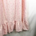 Ashley Taylor Large Nightgown VTG Cottagecore Pink Flannel Long Sleeve 1215 Photo 7