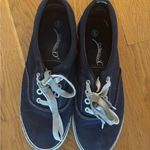 Collection B Women's Navy Canvas Sneakers Blue Size 9 Photo 0