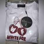White Fox Boutique NWT NEW White Fox Feel The Love Baby Tee size L Photo 1