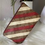 Coach Stripped Red and White Wristlet NWOT Photo 2