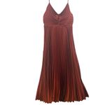Petal and Pup  NWT $129 Sunset Orange Naira Pleated Maxi Dress US 16 XL Photo 3