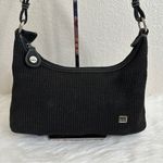 The Sak Woven Crochet Knit Black Shoulder Bag Photo 4