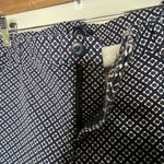 Gap  Navy Blue Floral Print Slim Cut Ankle Pants Women’s Size 14 Photo 3