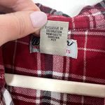 Wrangler Wrancher Shirt 100% Cotton Plaid Flannel Rodeo Longer in Back Sz Medium Photo 3