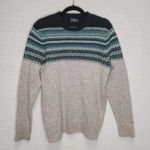 J.Crew | Blue Grey Crewneck Sweater Isle Medium Photo 0