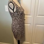 LOGO By Lori Goldstein fitted dress women's size XS extra small cheetah leopard Photo 1