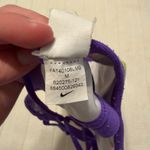 Nike  Purple and Yellow Striped Sports Bra Photo 3