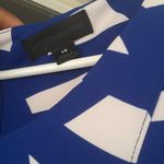 Worthington  White/Blue Dress SIZE 14 Photo 2