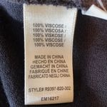 Cloth & Stone  Anthropologie Black Bell Sleeves Long Sleeve Viscose Blouse XS Photo 7