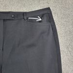 Talbots  Womens Dress Pants 12 Black Stretch Straight Leg Career Business Trouser Photo 4