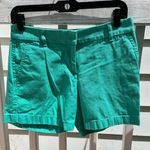 J.Crew Green Bermuda Shorts Classic Cotton Twill Photo 0