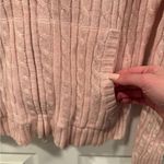 Vintage B. Moss Casual Pink Cable Knit Hoodie Photo 2