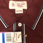 Polo ORIGINAL PENGUIN Tawny Port Women’s Tipped Original  Shirt Sz XL Photo 6