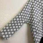 Shannon Passero Swing Jacket Womens Small White Polka Dot Full Zip Hooded Artsy Photo 3