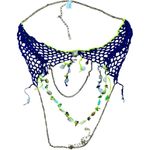 Free People NWT Rare Ariana Ost x  Crochet Fox River Body Chain Bra‎ Top OS $128 Photo 0