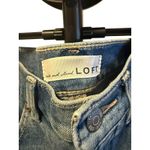 Loft  Skinny Jeans Medium Wash with Striped Detailing Size 28 Petite Photo 4