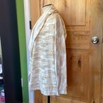 Lucky Brand Beige White Camo Cardigan Sweatshirt 7WD71032 $79.50 NWT S Photo 2
