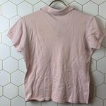 Burberry  Light Pink Polo Shirt – Classic Check Collar - Size - Small Photo 2