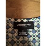 Liz Claiborne  Career Women Size Medium Blouse Lightweight Stretch Office Teacher Photo 2