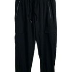 Stelle Women’s Tapered Hiking Cargo Jogger Pants in Black Size M Size M Photo 2