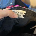 Madewell  Black Classic Straight Jeans in Lunar Wash Photo 5