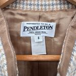 Pendleton Vintage  Old Money Countryside Jacket sz 8 Tan Plaid 100% Virgin Wool‎ Photo 4