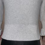 American Eagle Size S Gray Cropped Zipup Sweater Photo 7