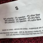 EXPRESS  Metallic Shimmer Knit Balloon Sleeve Sweater Dress Burgundy Red Small Photo 9