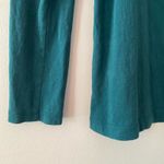 Demylee New York Aqua Blue Wide Neck Long Sleeve Shirt Women's size Medium Photo 3