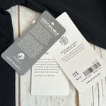 Athleta  Renew Seamless Long Sleeve V-Neck Top in Black Size Medium Photo 4