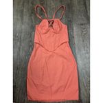 Oh Polly  NWT CYRA Plunge Corset Mini Dress in Rust Body Con US Size 0 XS Photo 1