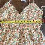 WAYF  Floral A-Line Skirt in Yellow and Green Photo 9