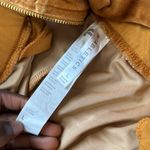 Fabletics  Velour Orange Zip-Up Jumpsuit SIZE L Photo 3