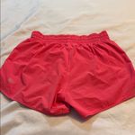 Women's Red Athletic Shorts Lululemon Pink Size 4 Photo 1