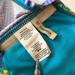 Cremieux Tankini Top Halter Removable Cups Tummy Control Geometric Colorful M Yellow Size M Photo 2