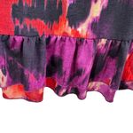 Bisou Bisou Michele Barbot Y2K V-Neck Lined Ruffled Knee Length Dress Size 14 Photo 3