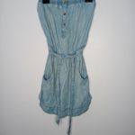Bella Dahl  chambray strapless dress size large Photo 1