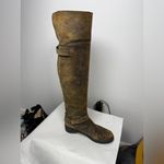 Tory Burch  Tarulli Over-the-knee Boots Distressed Leather Sz 8.5 Photo 9