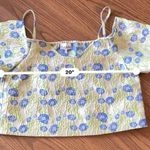 Ganni Floral Jacquard Off the Shoulder size 8/10 Photo 4