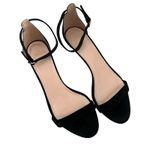 J.Crew  Suede ankle strap sandals kitten heel sz 10 Minimalist quiet luxury chic Photo 3