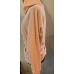 Bebe  Bling Sparkle Hoodie Pink Terry Cloth Full Zip Close Size Medium Y2K Photo 1