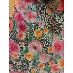 BMG off The Shoulder One Piece Swim Suit Pink Flowers Ruffles Animal Print M Size M Photo 1
