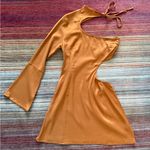 Cult Gaia  One Shoulder Waist Cut-Out Taja Ginger Dress Orange Size M Photo 5